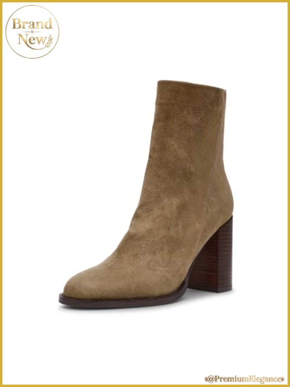 Steve Madden Obsession Suede Ankle Bootie Block Heel Nylon Lined